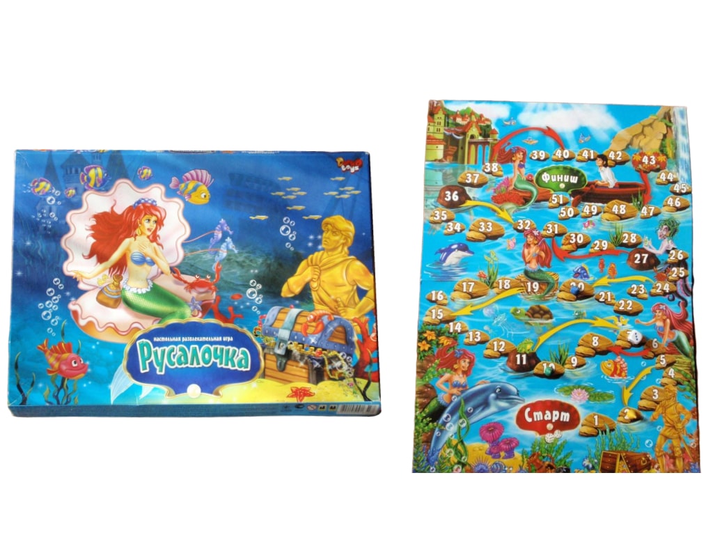 Настольная игра Русалочка ходилка Dankotoys