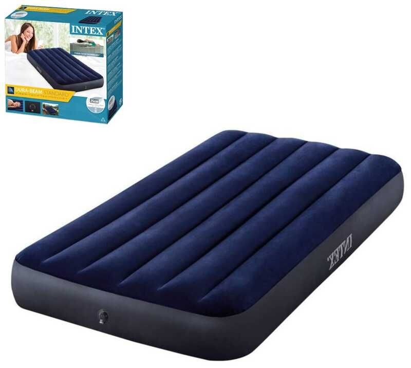 Матрац велюровий Intex одномісний 191x99x25 см