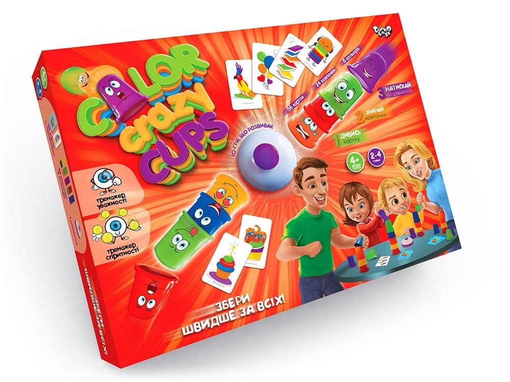Настільна гра Color Crazy Cups