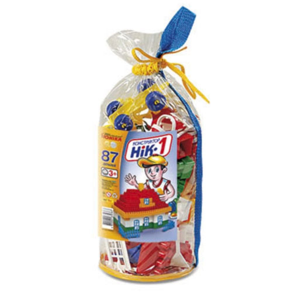Конструктор НИК-1 Unika – 87 деталей, домик