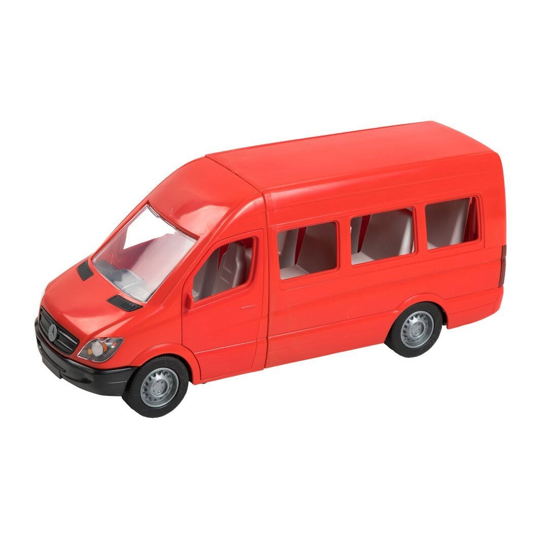 Іграшкова машина Mercedes Sprinter пасажирська червона – купити