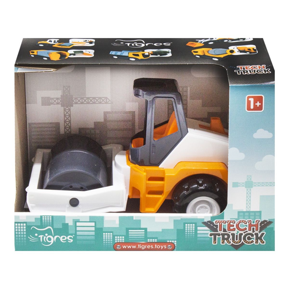 Купити Авто Tech Truck Каток - Wader, пластик, жовтий