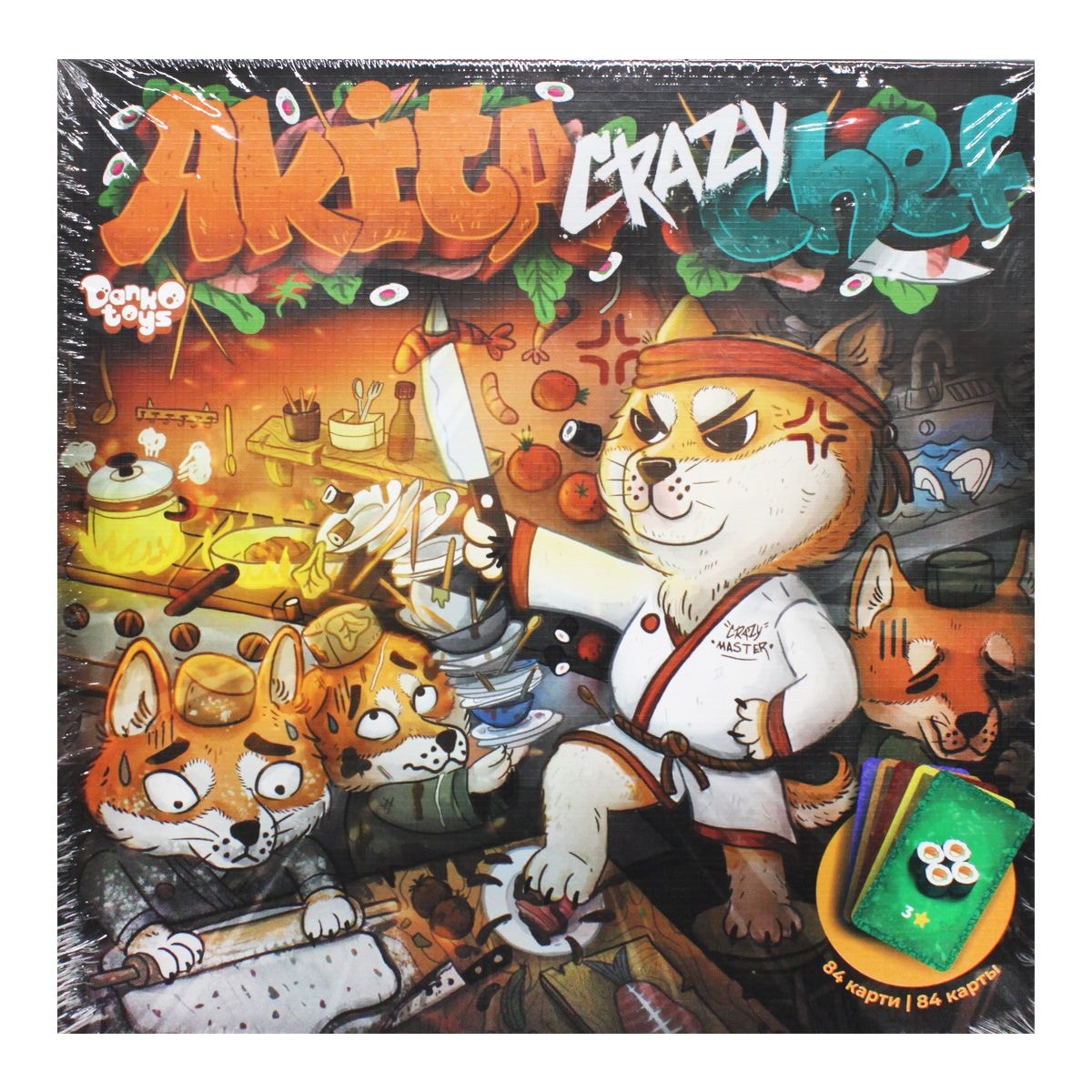 Настільна гра Akita Crazy Chef | Dankotoys