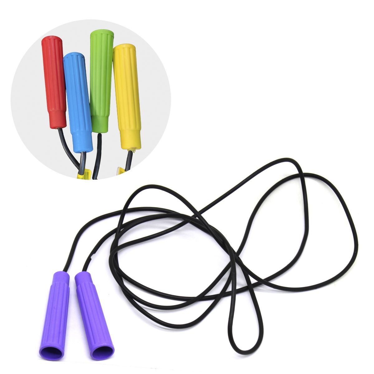 Скакалка чорна 2,8 м 10 шт купити