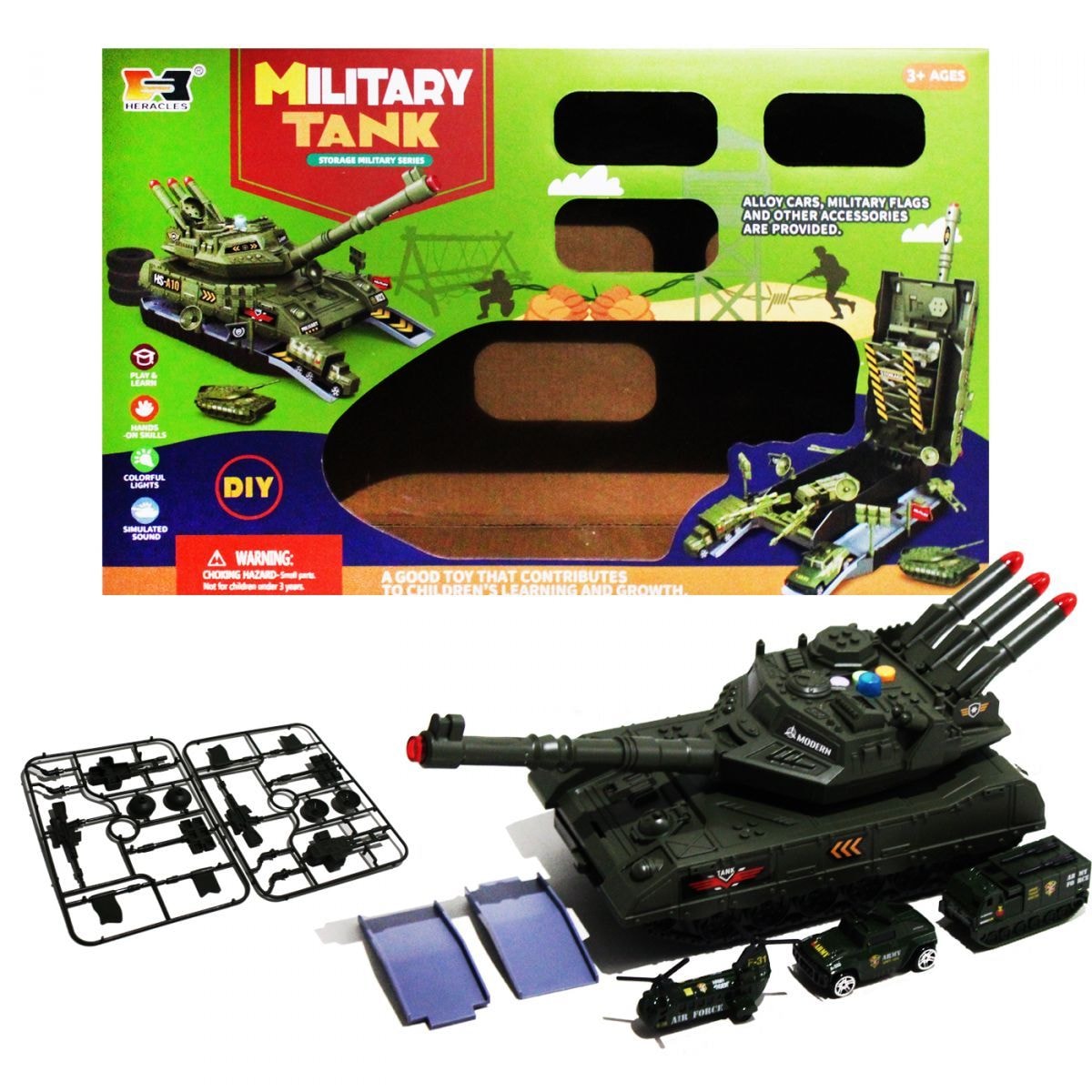 Набір з танком Military Tank зелений купити