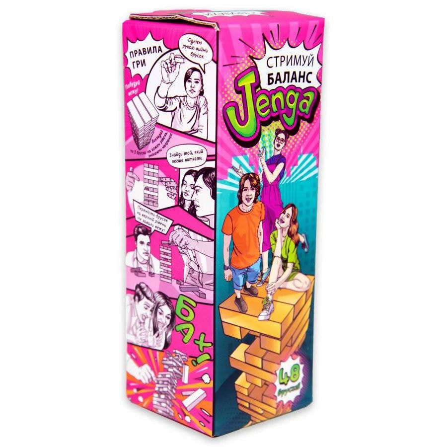 Настільна гра Jenga Стримуй баланс міні – купити