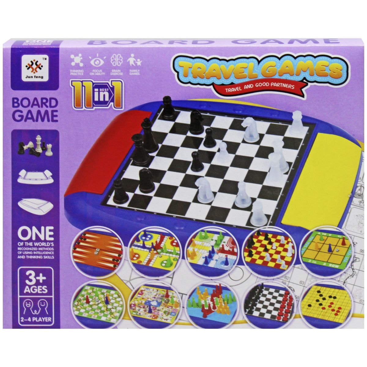 Набір настільних ігор 11 в 1 Travel games купити