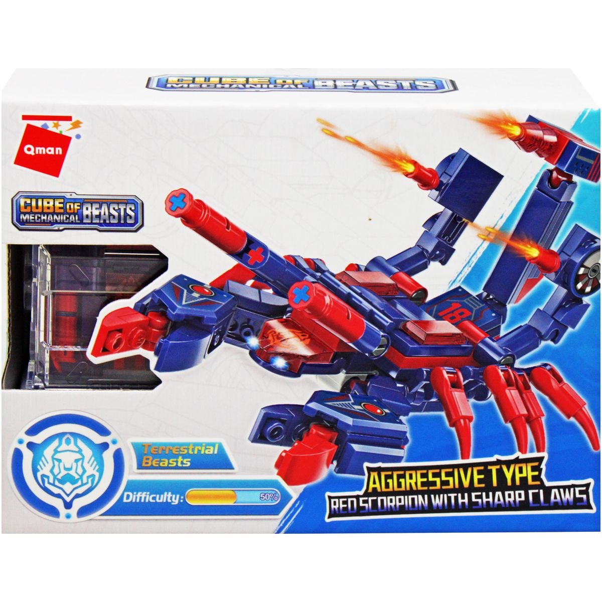 Конструктор Cube of mechanical beasts Red Scorpion 158 дет