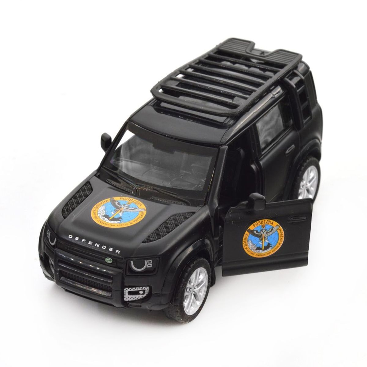 Машинка металева TechnoDrive Land Rover Defender ГУР МО