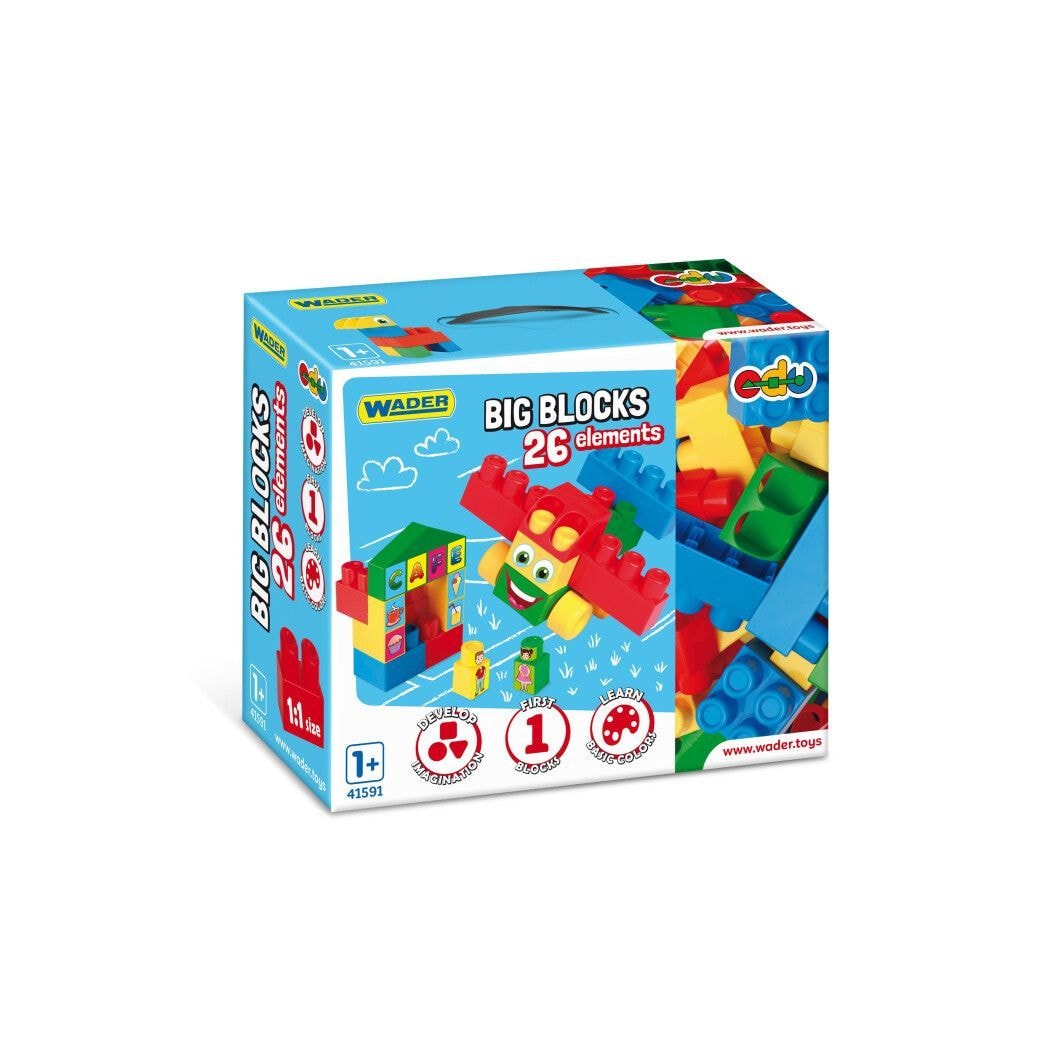 Конструктор Big Blocks 26 деталей Wader