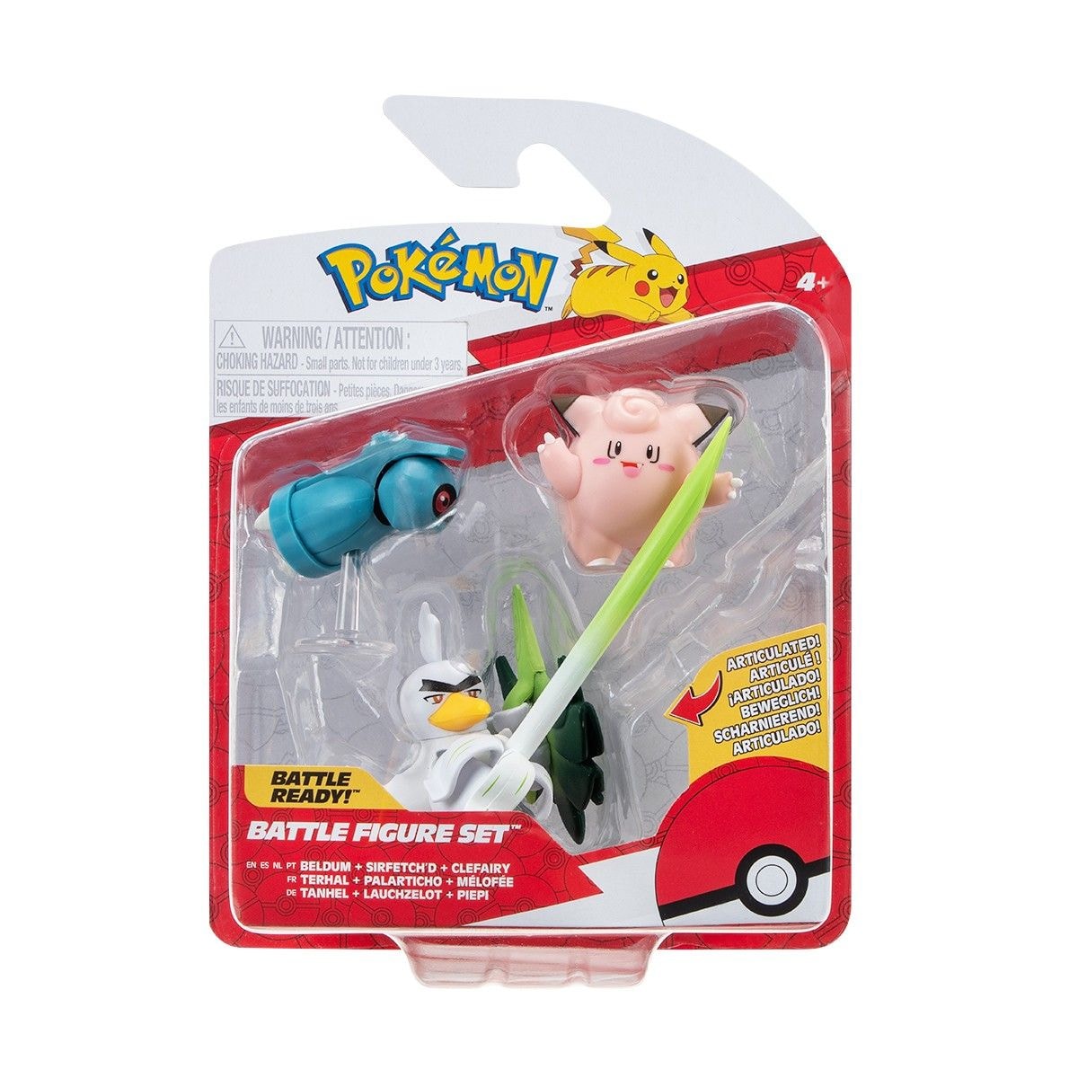 Набір Pokemon W18 Клефейрі Белдум Сірфетч'д – купити в Україні