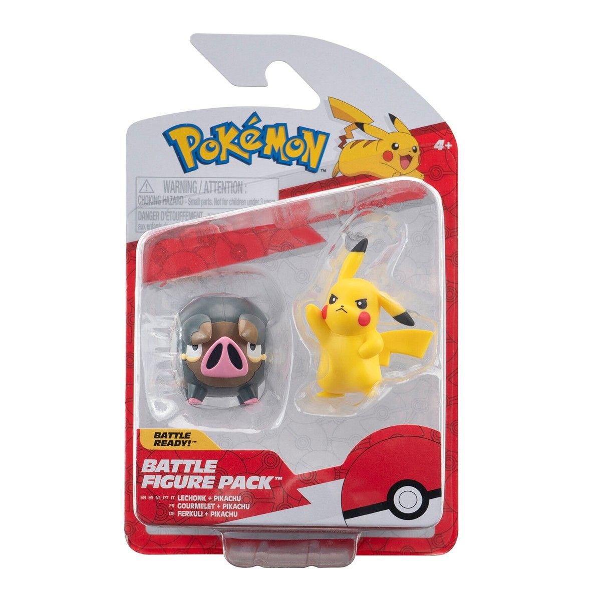 Набір фігурок Pokemon W17 - Пікачу та Лечонк