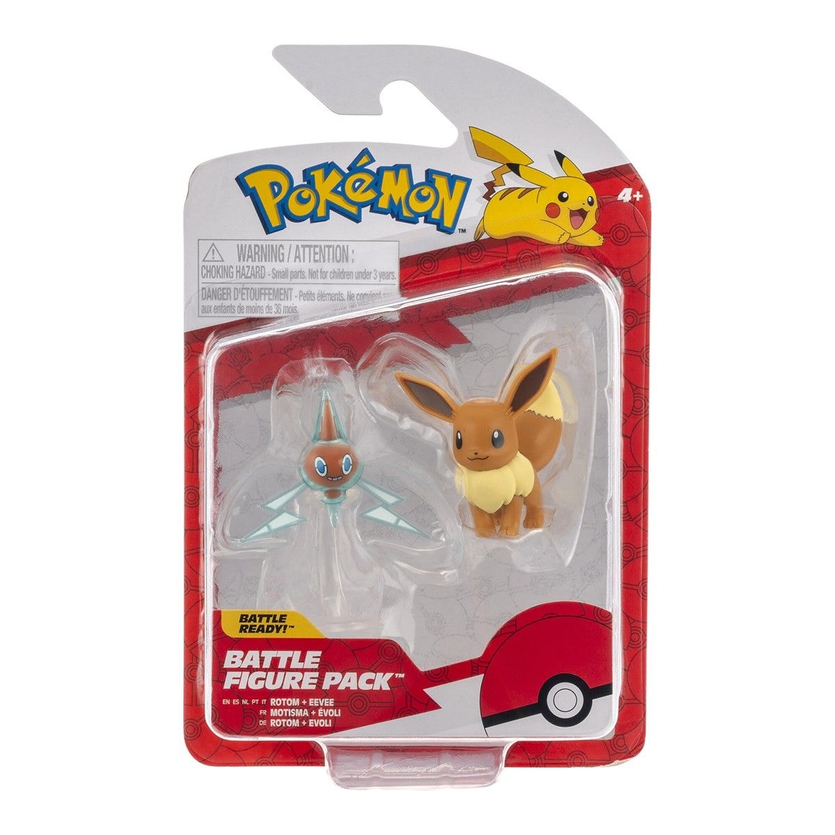 Набір фігурок Pokemon W17 - Іві та Ротом