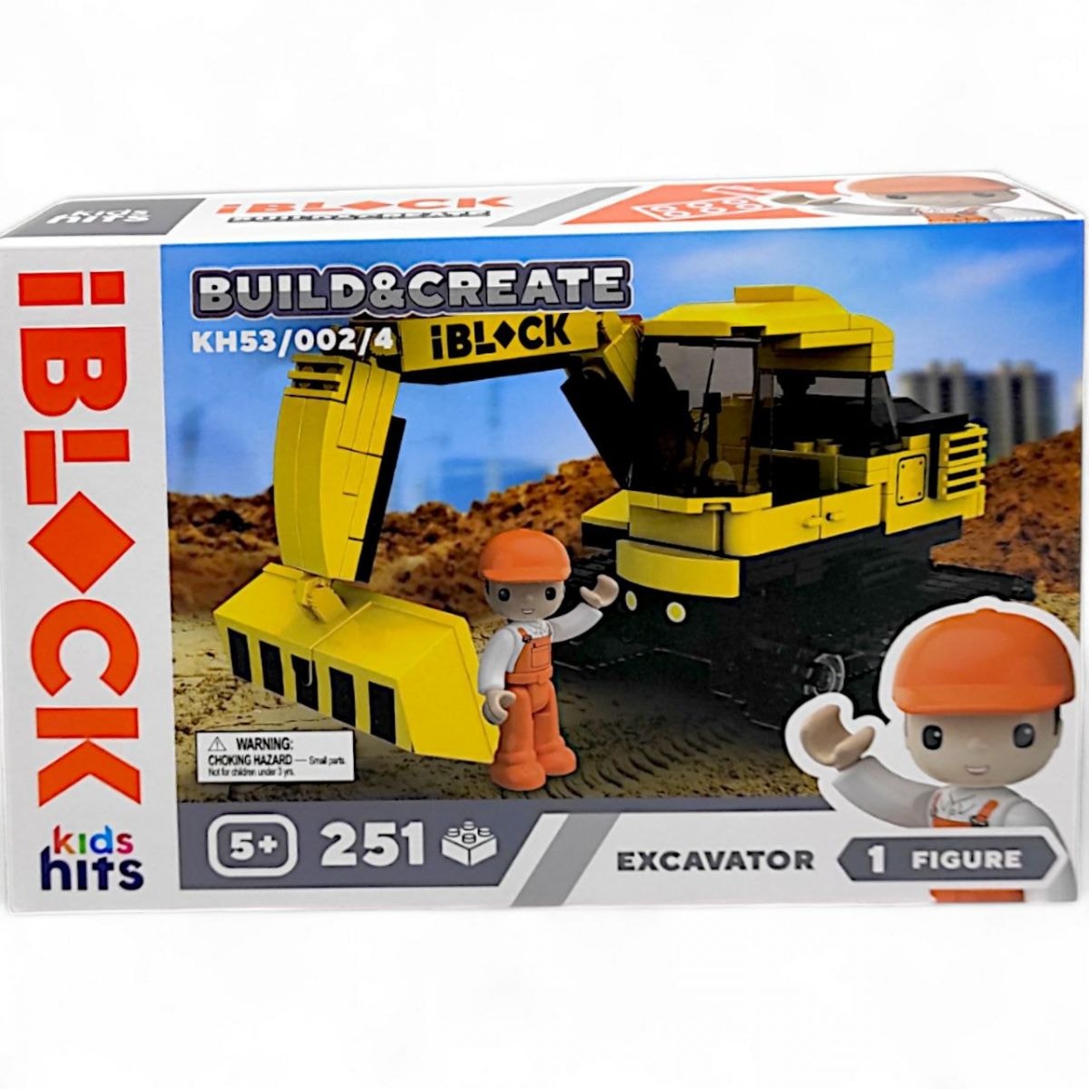 Купити конструктор IBLOCK JUNIOR Будівельна техніка – ціна