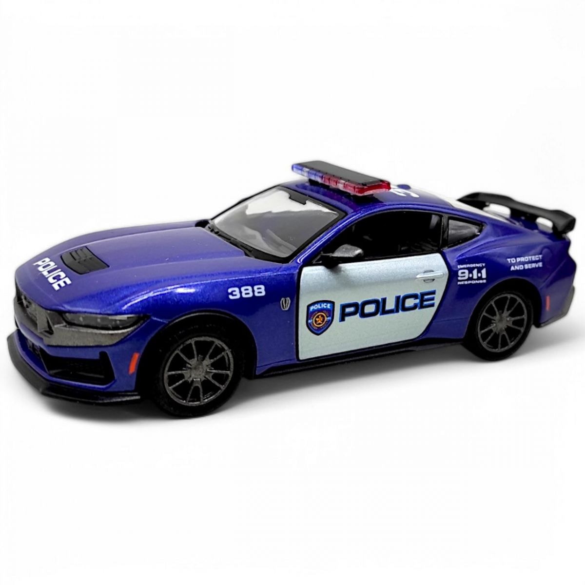 Машинка металева Ford Mustang Dark-Horse Police купити