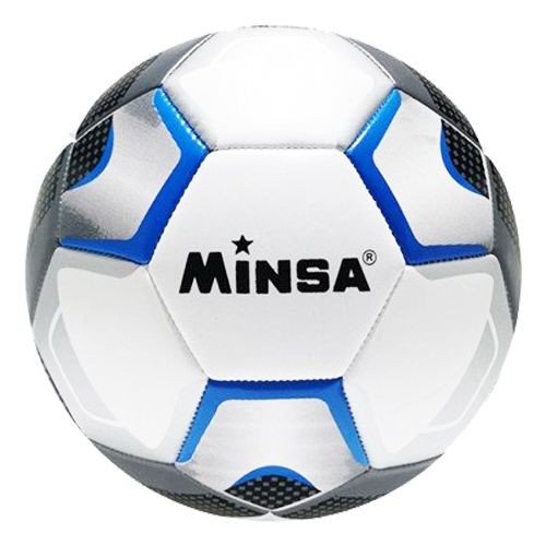 Футбольний м'яч Minsa розмір 5 синій