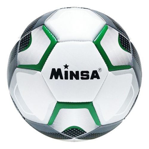 Футбольний м'яч Minsa розмір 5 зелений