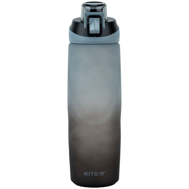 Пляшечка для води Kite 760 мл сіро-чорна