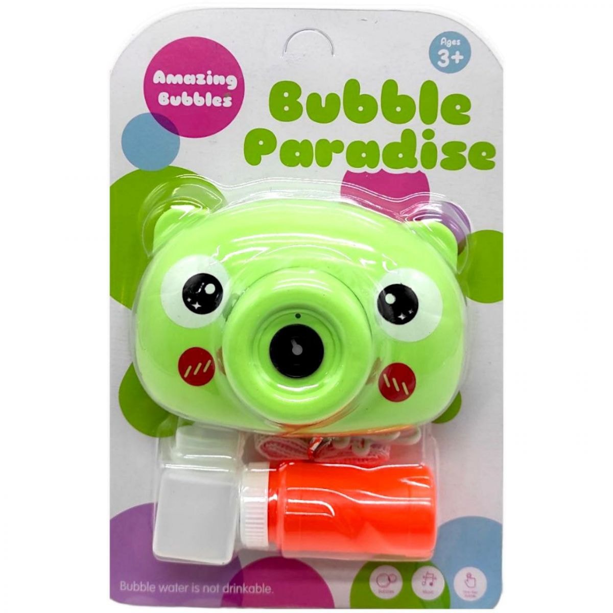 Камера з мильними бульбашками Bubble Paradise зелена – купити