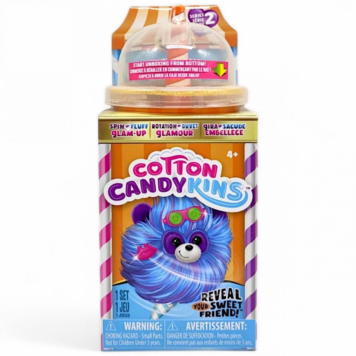 М'яка іграшка-сюрприз Cotton Candykins W2 помаранчева