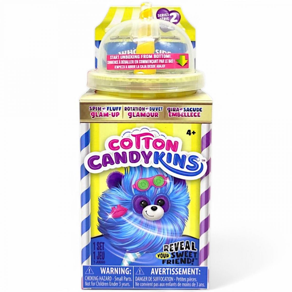 М'яка іграшка-сюрприз Cotton Candykins W2 жовта