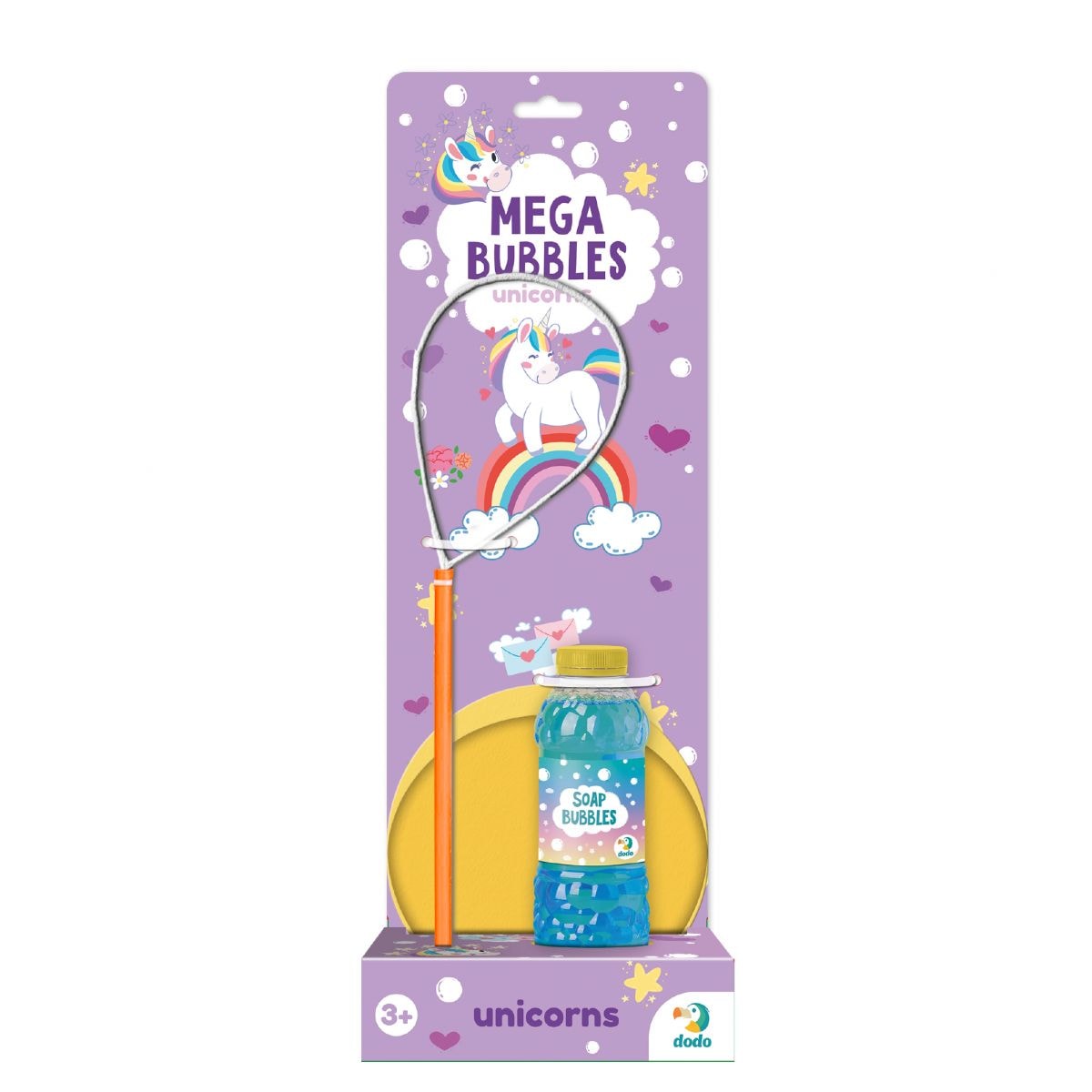 Мильні бульбашки Mega Bubbles Єдиноріг 450 мл купити