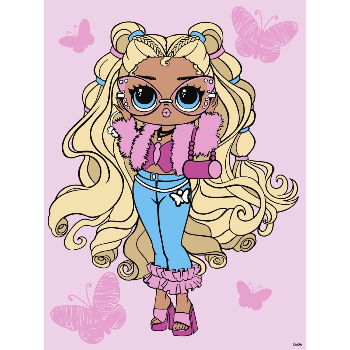 Картина за номерами L.O.L. Surprise! Tweens Olivia Flutter 30х40 см