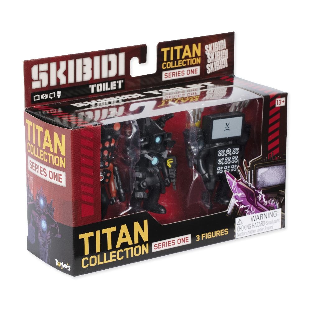 Skibidi Toilet Titan 3-Pack фігурки набір