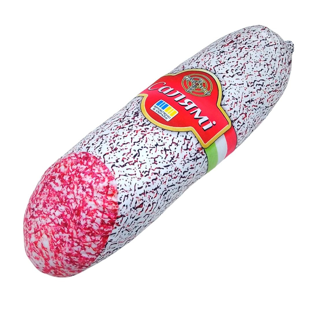 М’яка іграшка ковбаса салямі 46 см
