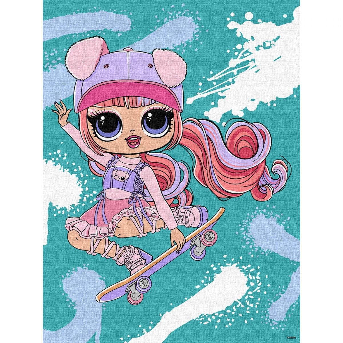 Картина за номерами L.O.L. Surprise! Tweens Skate Dance 30х40 см