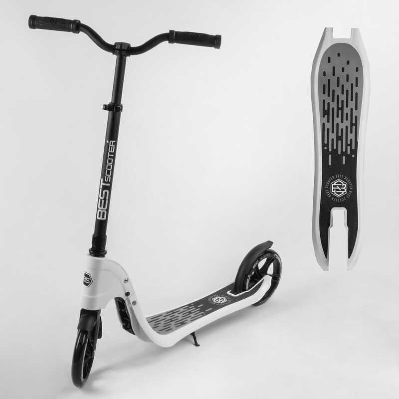 Самокат двоколісний білий Best Scooter купити