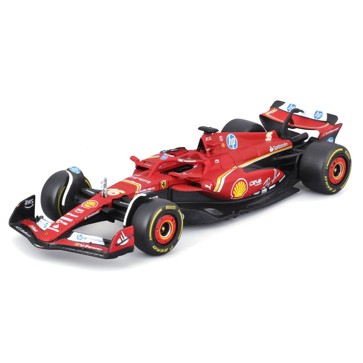 Автомодель Ferrari Racing SF-24 1:43 Bburago