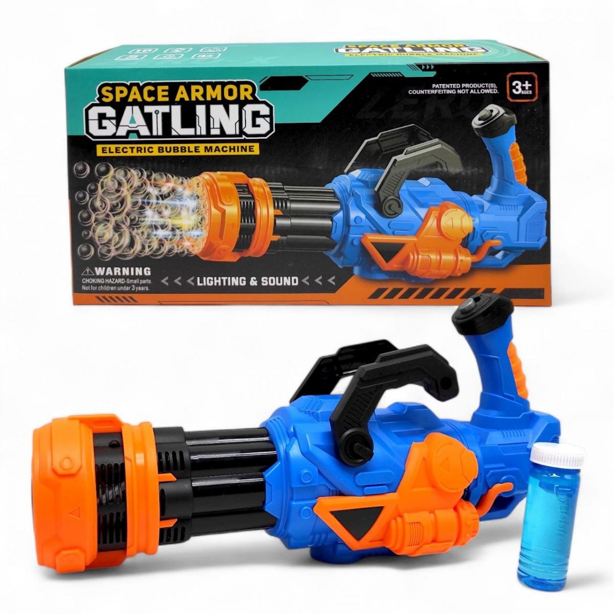 Бульбашкомет-генератор SPACE ARMOR GATLING синій