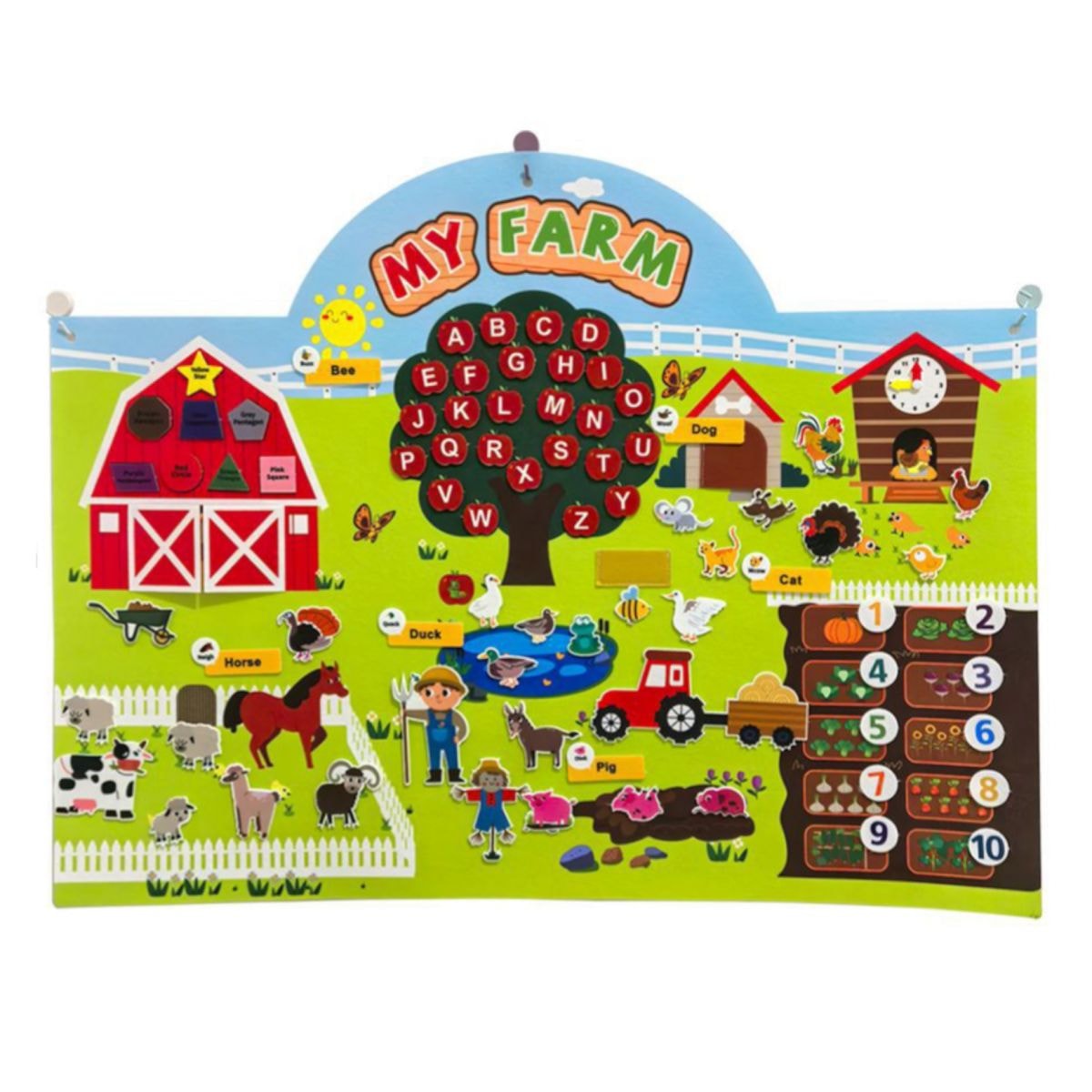 Ігровий плакат My Farm – навчання через гру