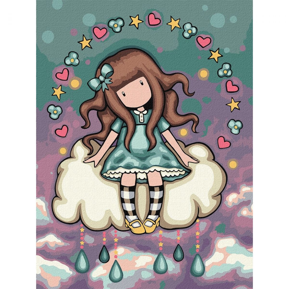 Картина за номерами Aprilʼs Showers Santoro Gorjuss 30х40 см