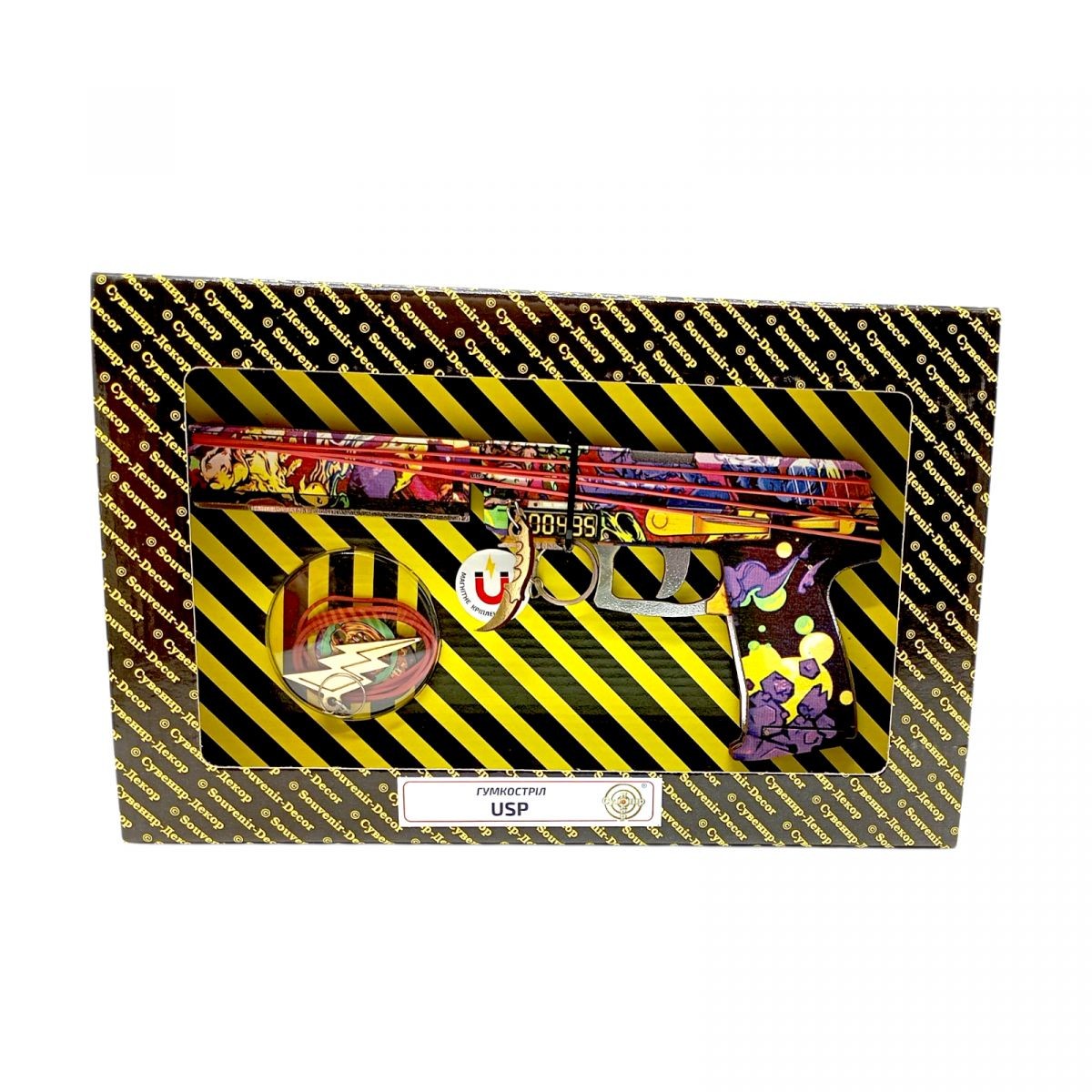Гумкостріл USP MIRAGE BOX – дерев'яний пістолет