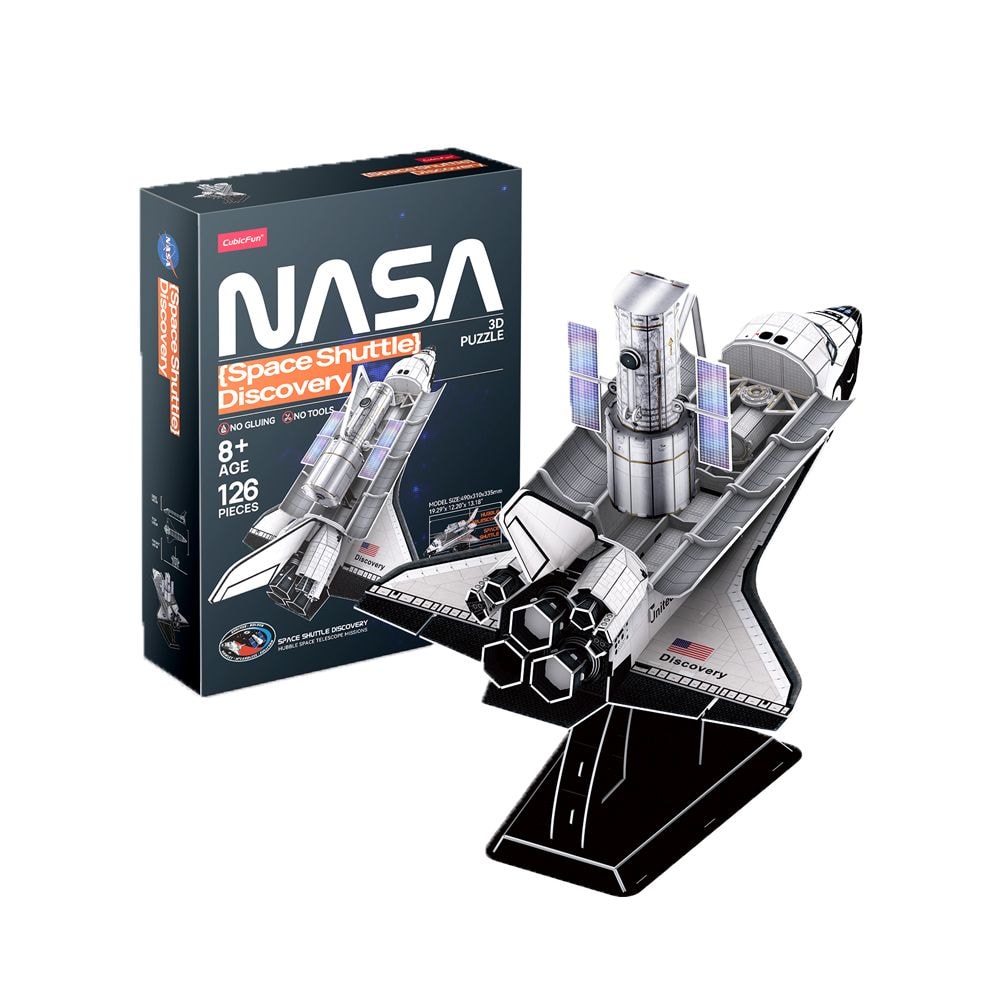 3D пазл CubicFun NASA Космічний шатл Діскавері купити
