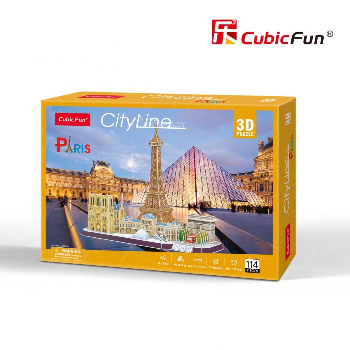 Купити 3D пазл CubicFun City Line Paris