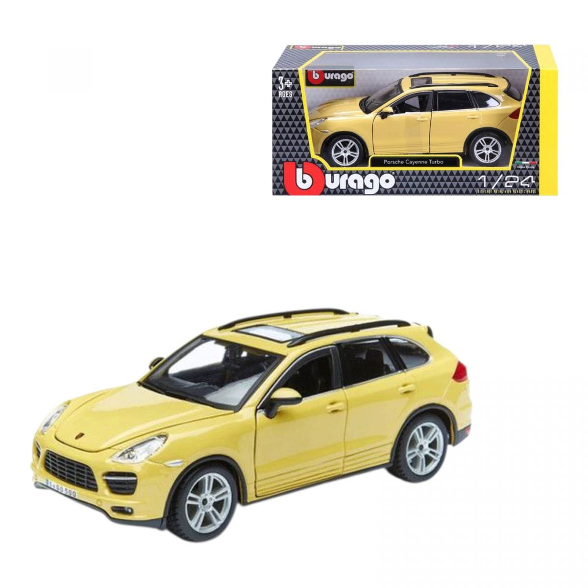 PORSCHE CAYENNE TURBO 1:24 жовтий - купити в Україні