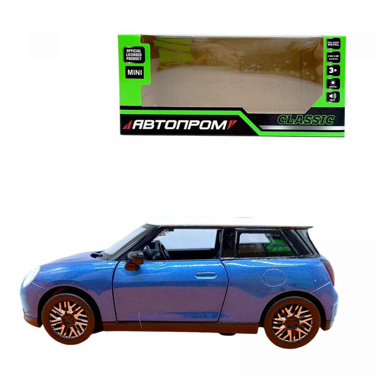 Машина мет. 1:28 MINI COOPER Автопром – купити