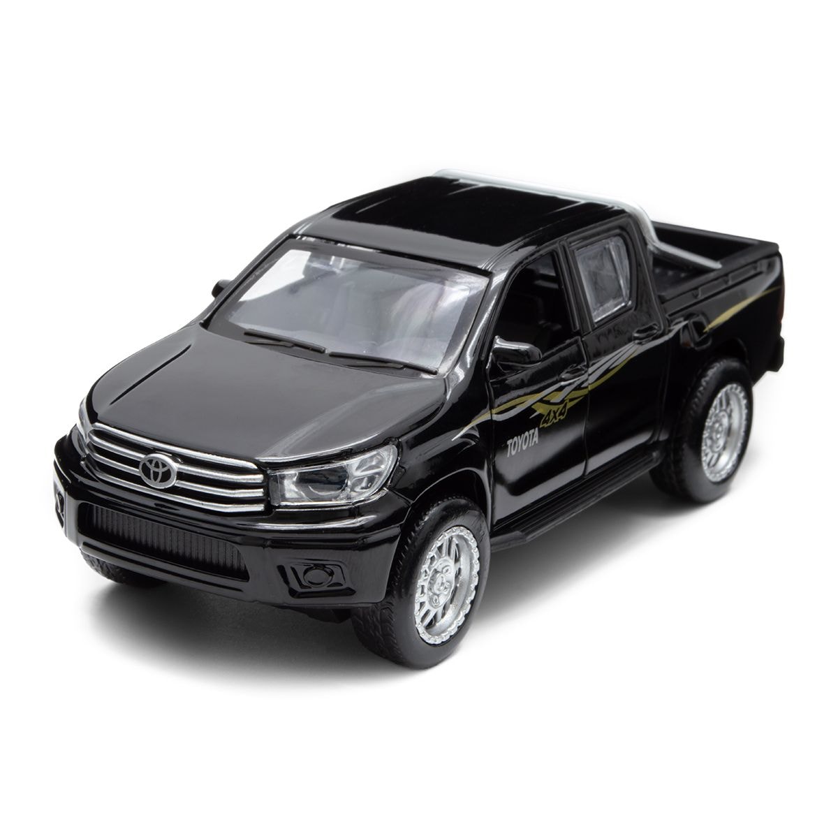Автомодель металева TOYOTA HILUX чорний