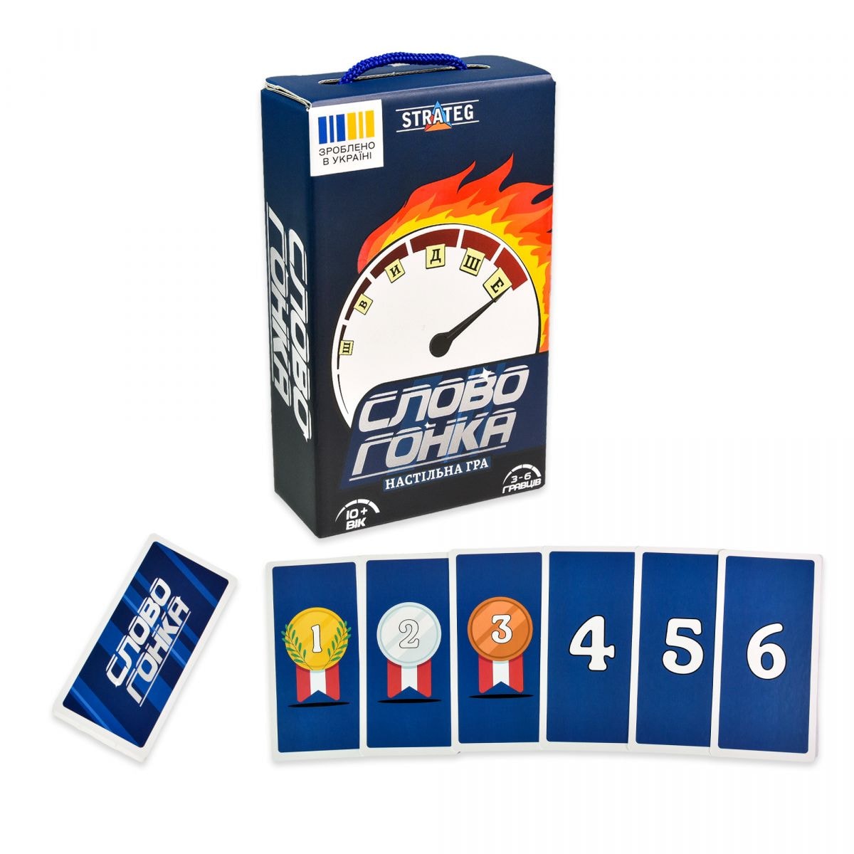Настільна гра Словогонка Strateg