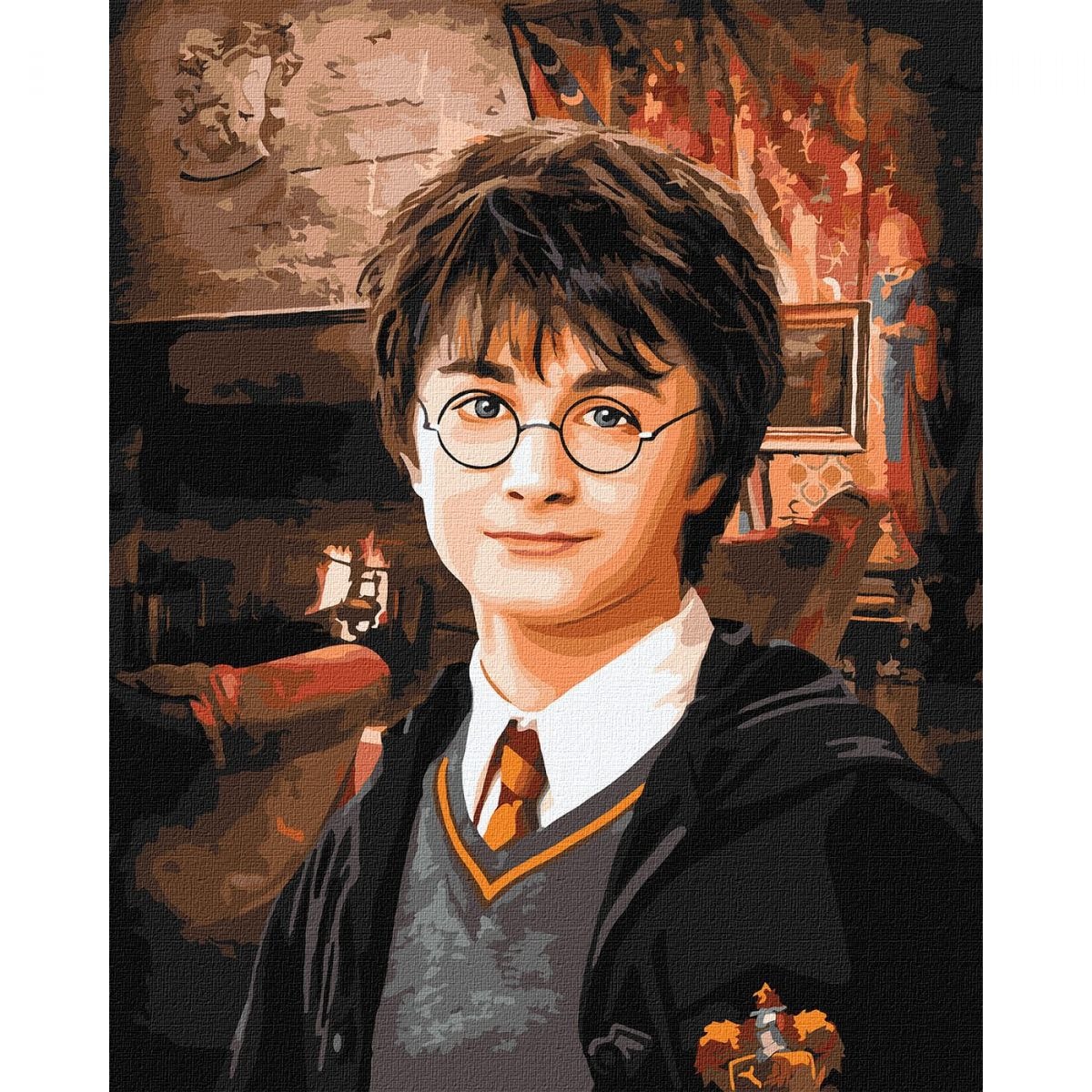 Картина за номерами Harry Potter Вітальня Ґрифіндору 40х50 см
