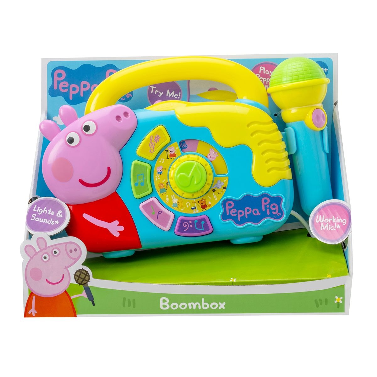 Музична іграшка Peppa Pig Бумбокс Пеппи 23 см