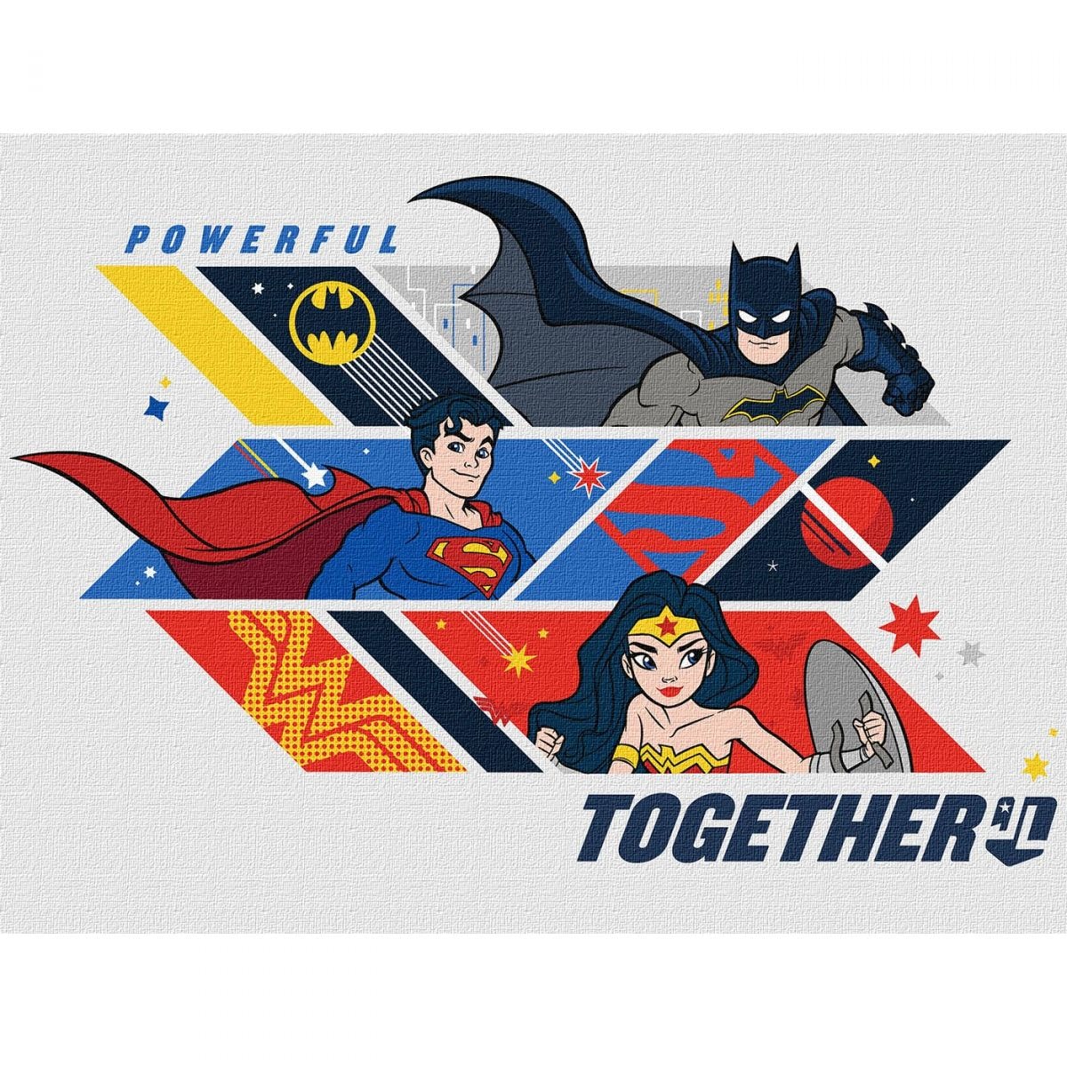 Картина за номерами Super Friends Powerful together 30х40 см