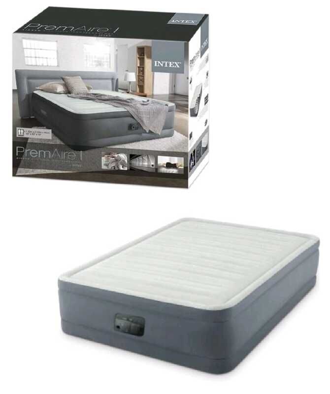 Велюровий матрац 152x203x46 см | Intex
