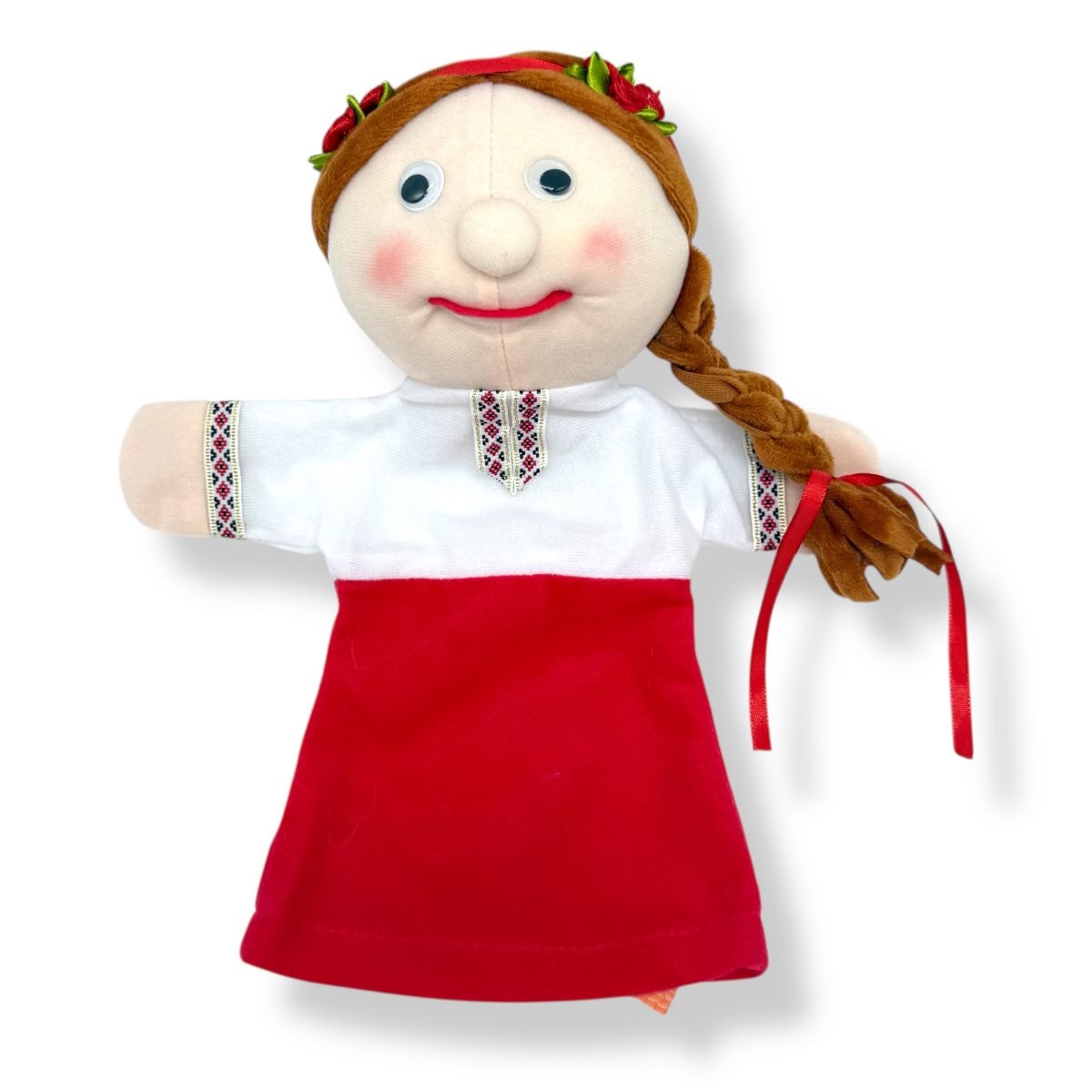 Мягкая игрушка-рукавичка Украинка