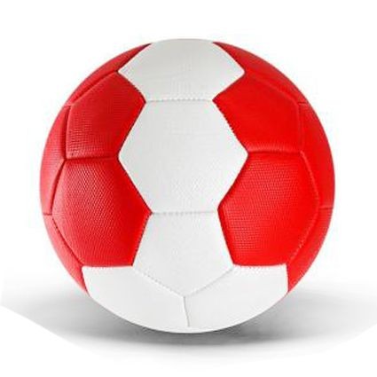 М'яч футбольний PVC 5 червоний купити