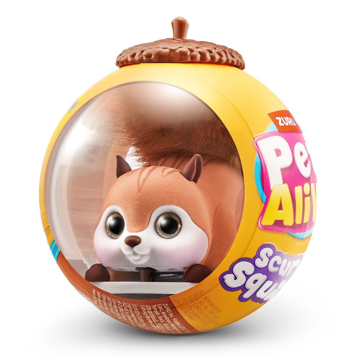 Інтерактивна іграшка PETS ALIVE S1 Білочка коричнева купити
