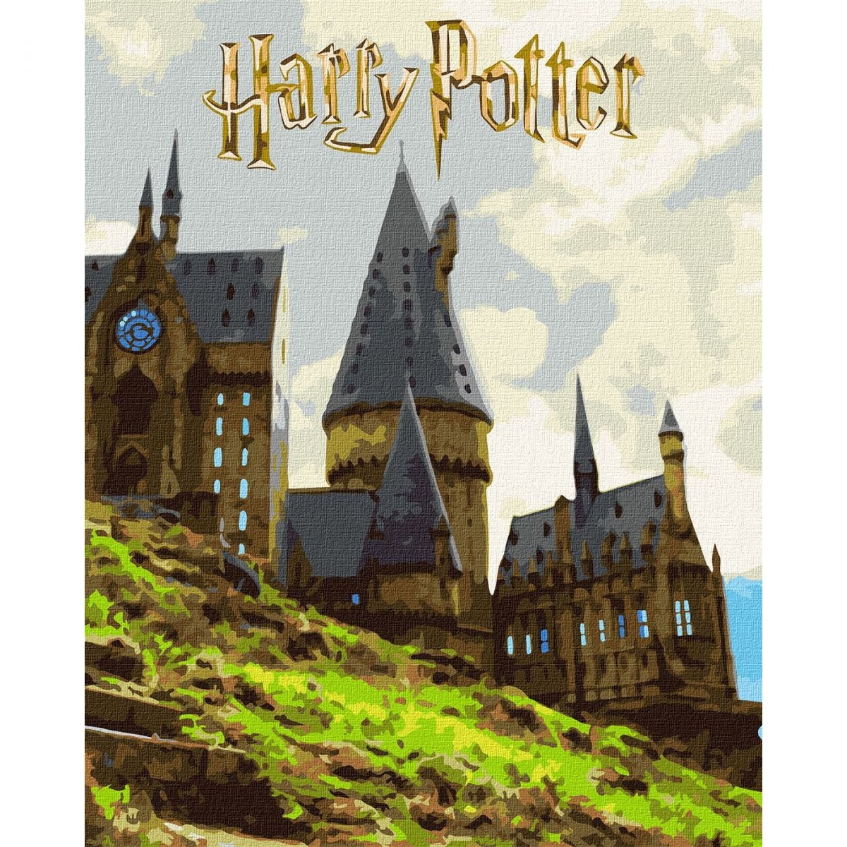 Картина за номерами Harry Potter: Пейзаж Гоґвортсу 40х50см